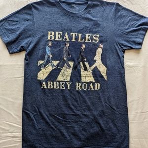 Beatles Abbey Road Graphic Band Tee, Unisex Size Small